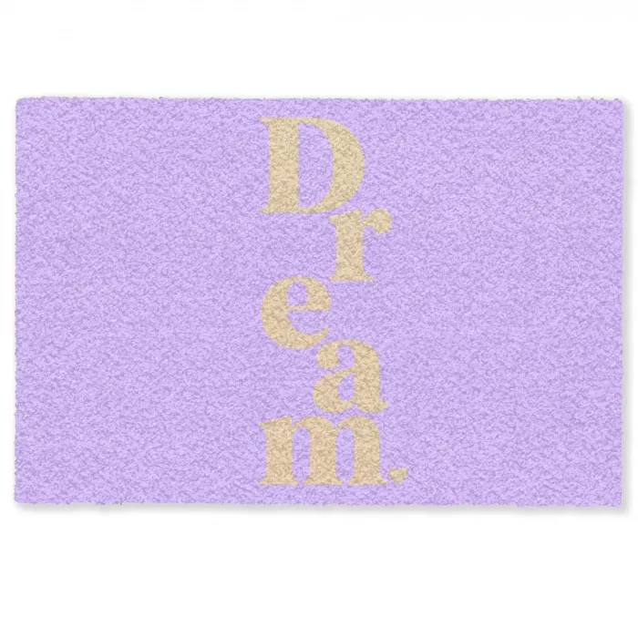 Dream - Paars - Typografisch Deurmat klein -zkaufland3d