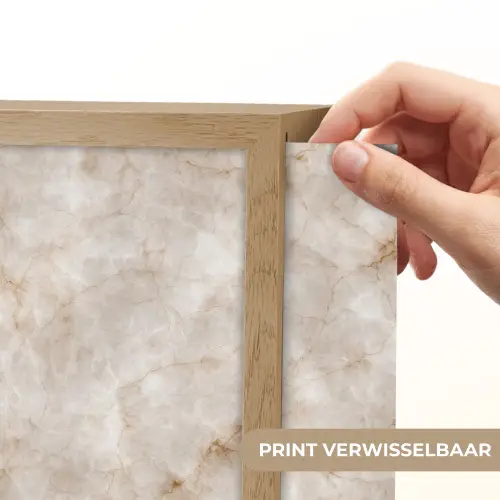 Marmer - Patroon - Klassiek Light Box met batterij (Wandlamp) middel 907 -USP_websiteprintNL