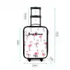 Flamingo feestje Kinderkoffer - Zwart klein -productfoto_formaten