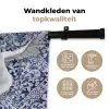 Zwaan - Kunst - Delfts blauw - Schilderij - Oude meesters Wandkleed katoen klein -sfeer2