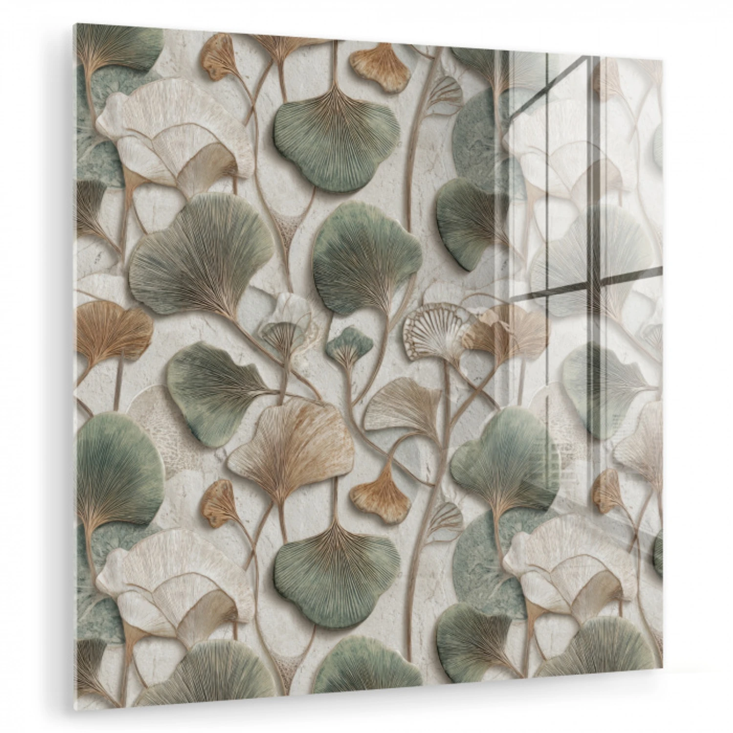 Elegant - Bladeren - Groen plexiglas 5mm klein 11 -zzzproduct_nieuw