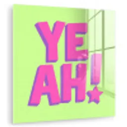 Groen - Neon - Quote plexiglas 5mm klein -zzzproduct_nieuw
