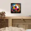 Graffiti - Voetbal - Muur - Street art - Sport plexiglas 5mm klein -sfeer4