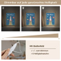 Raket - Planeten - Ruimte Light Box met kabel (Kinderlampje) klein -USP_dimbaarDE