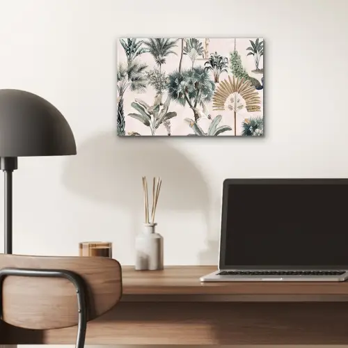Retro - Jungle - Natuur - Dieren aluminium wit klein -sfeer5