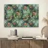 Tropical - Bloemen - Bladeren - Jungle PET vilt middel -sfeer1