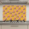 Geel - Rolschaatsen - Patroon keuken achterwand spatscherm klein 900 -3d_website