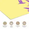 Vogels - Cirkel - Geel - Beweging poster papier klein -closeup_NL
