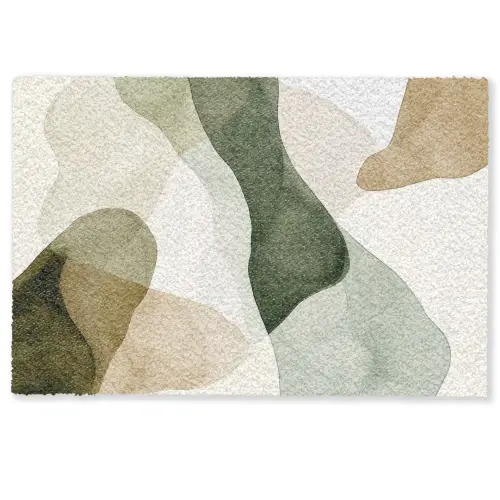 Japandi - Abstract - Groen Deurmat klein -zkaufland3d