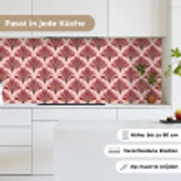 Waaier -  Roze - Rood keuken achterwand 2 middel 871 -sfeer4_DE