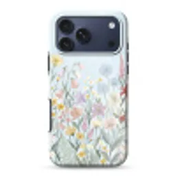 Weidebloemen - Illustratie - Kleurrijk Toughcase MagSafe Apple iPhone 17 Pro Max klein -3d