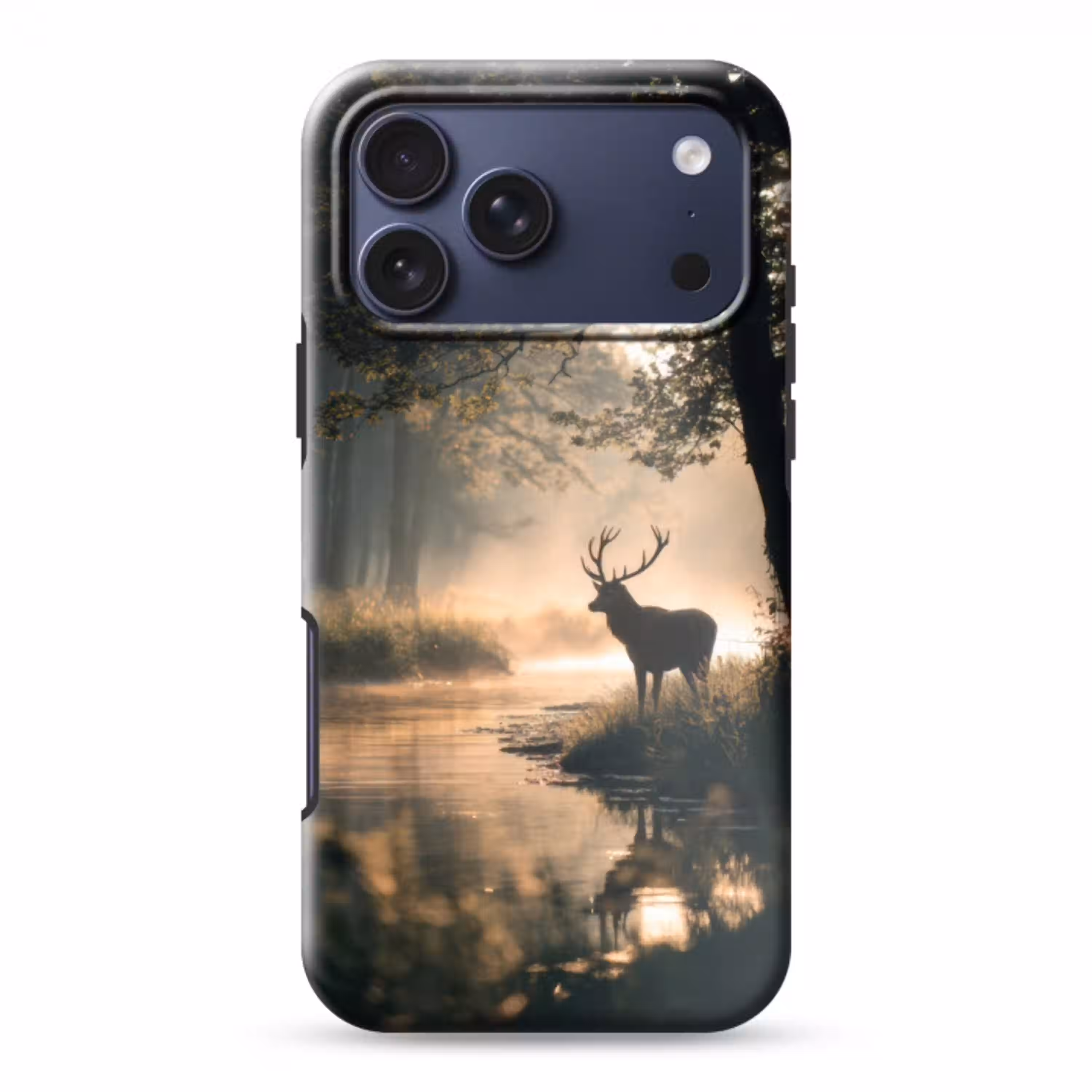 Hert - Bosbeek - Mystiek Toughcase MagSafe Apple iPhone 17 Pro Max klein -3d
