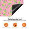 Roze - Streepjes - Groen - Peer Inductie beschermer vinyl 3mm klein 276 -zzzzzzz-td-onderkant