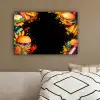 Fastfood - Graffiti - Hamburger - Eten - Modern canvas 2cm klein -sfeer3