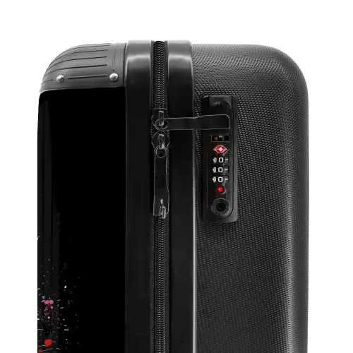Dumbbell met graffiti NBS - Handbagage koffer - Unisex middel -slot