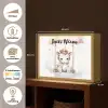 Eenhoorn - Dier - Kinderen - Unicorn Light Box met batterij (Wandlamp kind) middel -USP_websiteoverzichtNL
