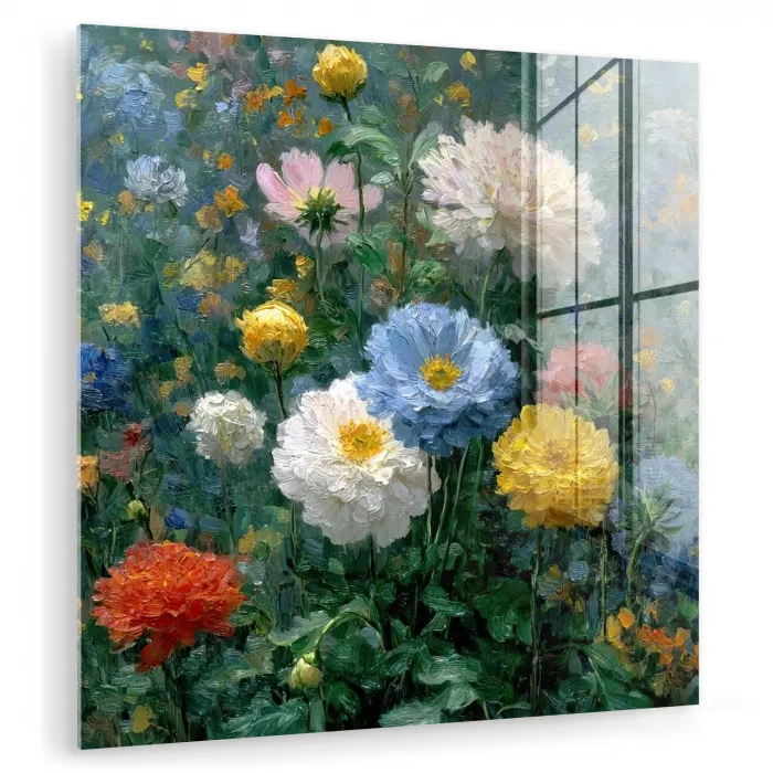 Close-up - Veld - Bloemen - Kleurrijk plexiglas 5mm klein -zzzproduct_nieuw