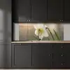 Narcis - Bloem - Minimalistisch keuken achterwand 2 middel -sfeer1