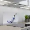 Chilipeper - Keramiek - Blauw keuken achterwand spatscherm klein -3d_schuin