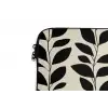 Botanisch - Dessin - Zwart - Beige laptophoes neopreen klein 279 -detail