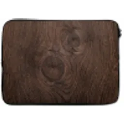 Houtnerf - Textuur - Patroon - Bruin - Rustiek laptophoes neopreen klein -zkaufland3dotto