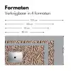 Zebra - Patroon - Zwart - Wit Muismat XXL klein 681 -sfeer5