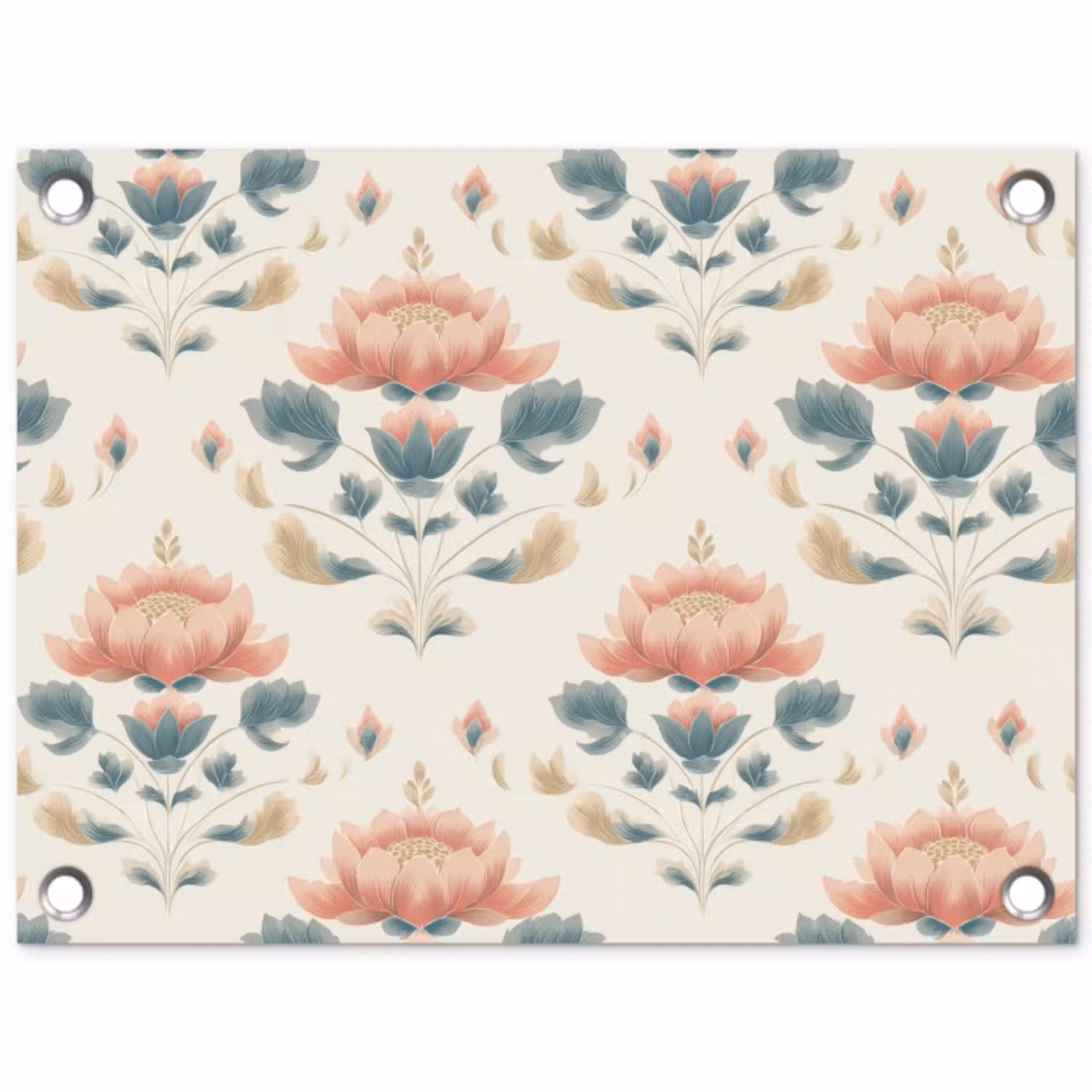 Lotus - Bloemen - Roze tuinposter los doek klein 239 -3d
