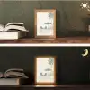 Terras - Illustratie - Groen Light Box met kabel (Tafellamp) klein -sfeer3