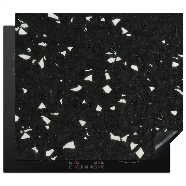 Abstract Mozaïek van Terrazzo Inductie beschermer vinyl 3mm middel -3d