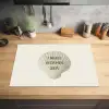 Schelp - Quote - Groen Inductie beschermer vinyl 3mm klein -sfeer5