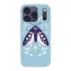 Bladeren - Wit - Vlinder - Insect Telefoonhoesje iPhone 17 Pro klein -3d