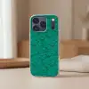 Vloeiend - Olie - Texturen - Groen Telefoonhoesje iPhone 17 Pro klein 878 -sfeer2