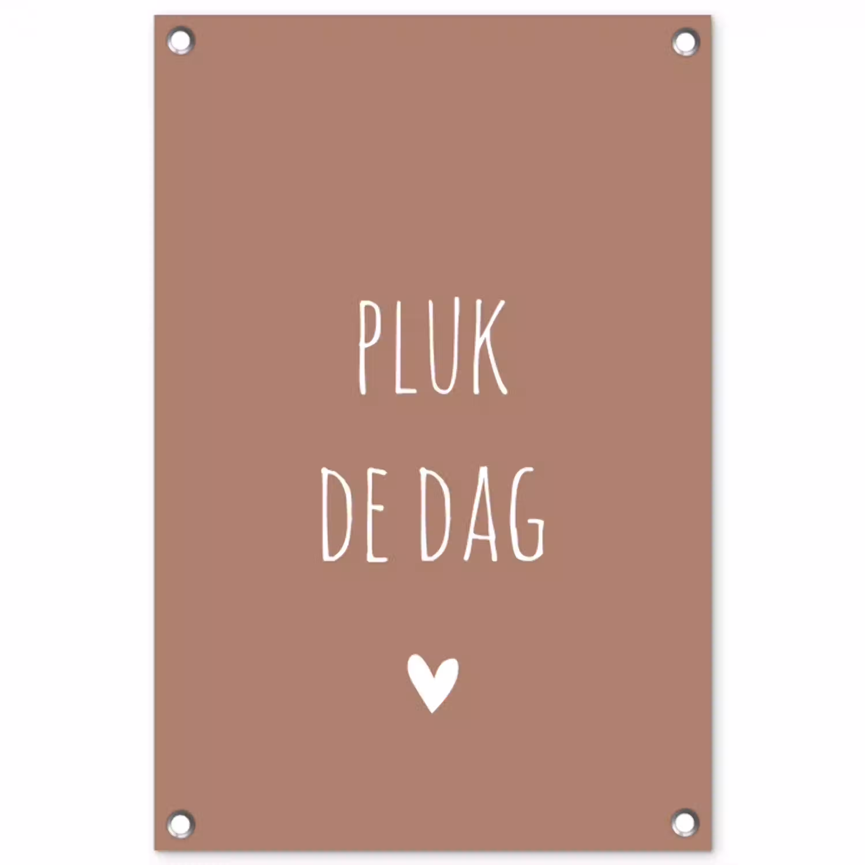 Carpe diem - Spreuken - Pluk de dag - Quotes tuinposter los doek klein -3d