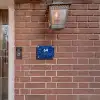 Blauwe rozen - Modern Naambord Rechthoek middel -sfeer7-rechthoek-S