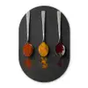 Specerijen - Lepels - Tafel - Rustiek - Kruiden Wandcirkel Ovaal Forex klein -3d