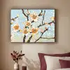 Bloesems - Wit - Mozaïek - Tak Textielframe - compleet frame klein -sfeer1