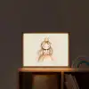 Prinses - Goud - Stippen Light Box met batterij (Wandlamp kind) middel -sfeer1_kind