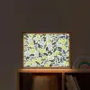 Camouflage - Groen - Blauw - Jongens - Kinderen Light Box met batterij (Wandlamp kind) middel -sfeer1_kind