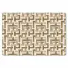 Geometrisch - Retro - Bruin Placemat vinyl groot 368 -zzsfeer1_Kitchenyeah-website
