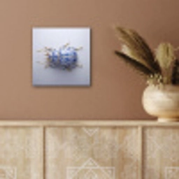 Kever - Delfts  - Blauw - Goud aluminium wit klein -sfeer4