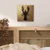 Kreeft - Zwart - Goud - Luxe aluminium wit klein -sfeer3