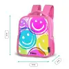 Kleurrijke glimlachexplosie Kinderrugzak - Roze middel -productfoto_formaten