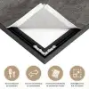 Pampasgras - Pluim - Zwart - Beige Textielframe zwart klein -USP_closeupNL