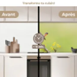 Vogel - Tak - Natuur - Kleurrijk keuken achterwand 2 middel -voor-na2_FR