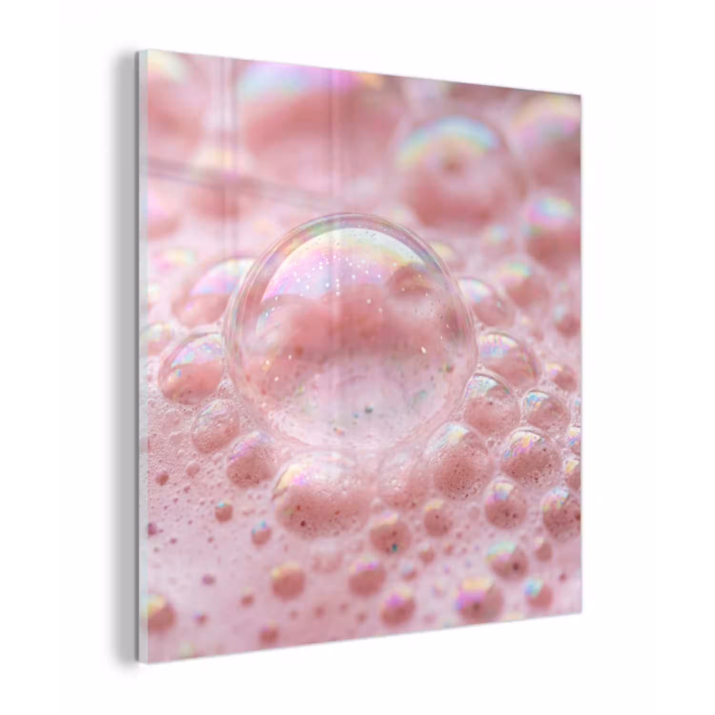Schuim - Structuur - Roze plexiglas 5mm klein -z3d