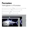 Porselein - Tonijn - Delfts - Blauw Muismat XXL klein -sfeer5