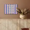 Try again - Strepen - Roze - Verticaal - Blauw PET vilt klein -sfeer4