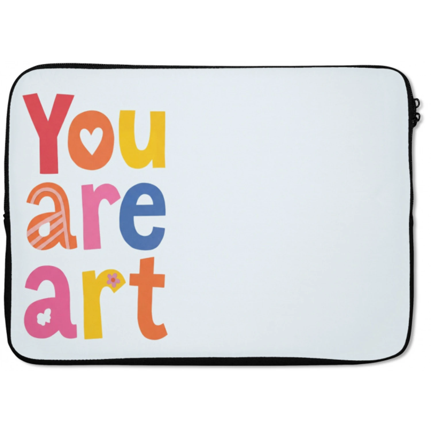 You are art - Kleurrijk - Grafisch laptophoes neopreen klein -zkaufland3dotto