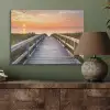 Zonsonderang - Zee - Pad - Gras - Duin - Vogels PET vilt klein -sfeer2