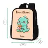 Kawai - Dino - Bubbletea Rugzak - Zwart middel -productfoto_formaten